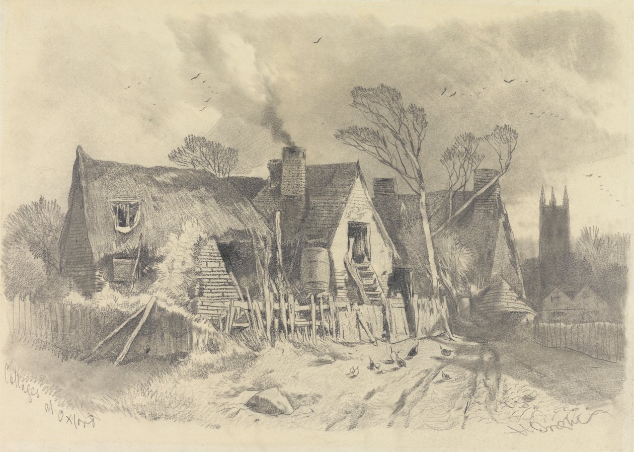 Domki w Oksfordzie autorstwa Henry Bright
