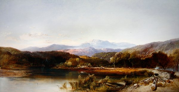 W północnej Walii (olej na płótnie) autorstwa Henry Bright