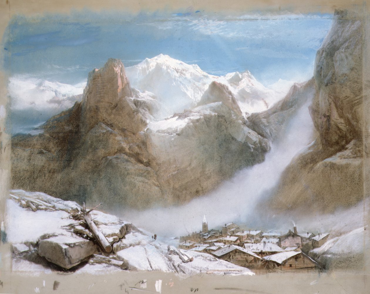 Mont Blanc autorstwa Henry Bright