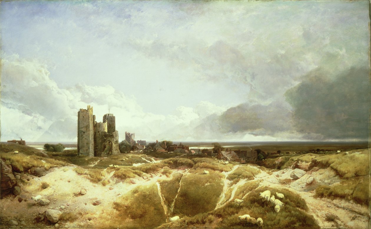 Zamek Orford, 1856 autorstwa Henry Bright
