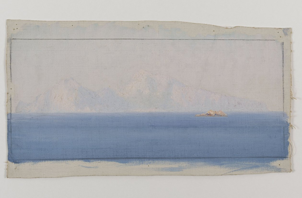 Capri, między 1910 a 1912 (olej na płótnie) autorstwa Henry Brokman Knudsen