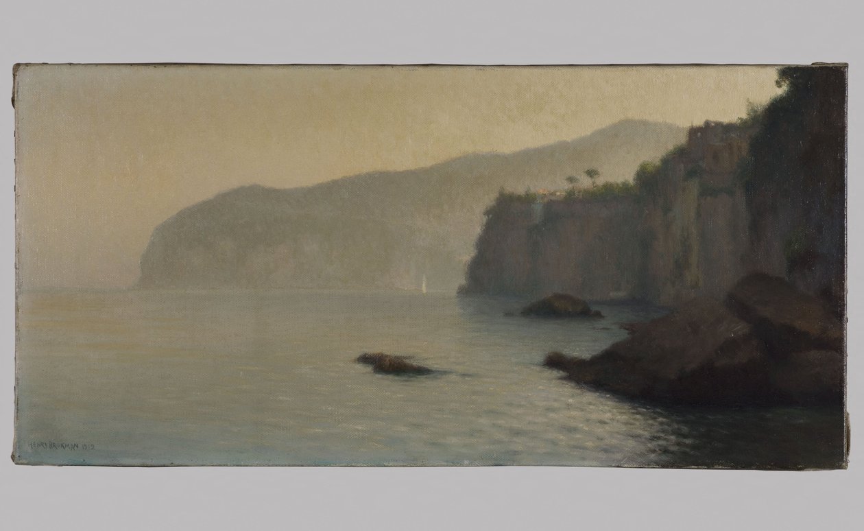 Małe wybrzeże Sorrento (szare) autorstwa Henry Brokman Knudsen