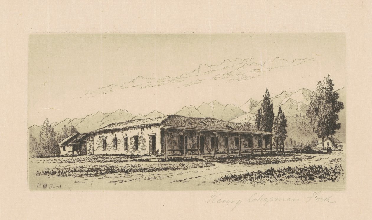 Dom Aguirre (Santa Barbara) autorstwa Henry Chapman Ford