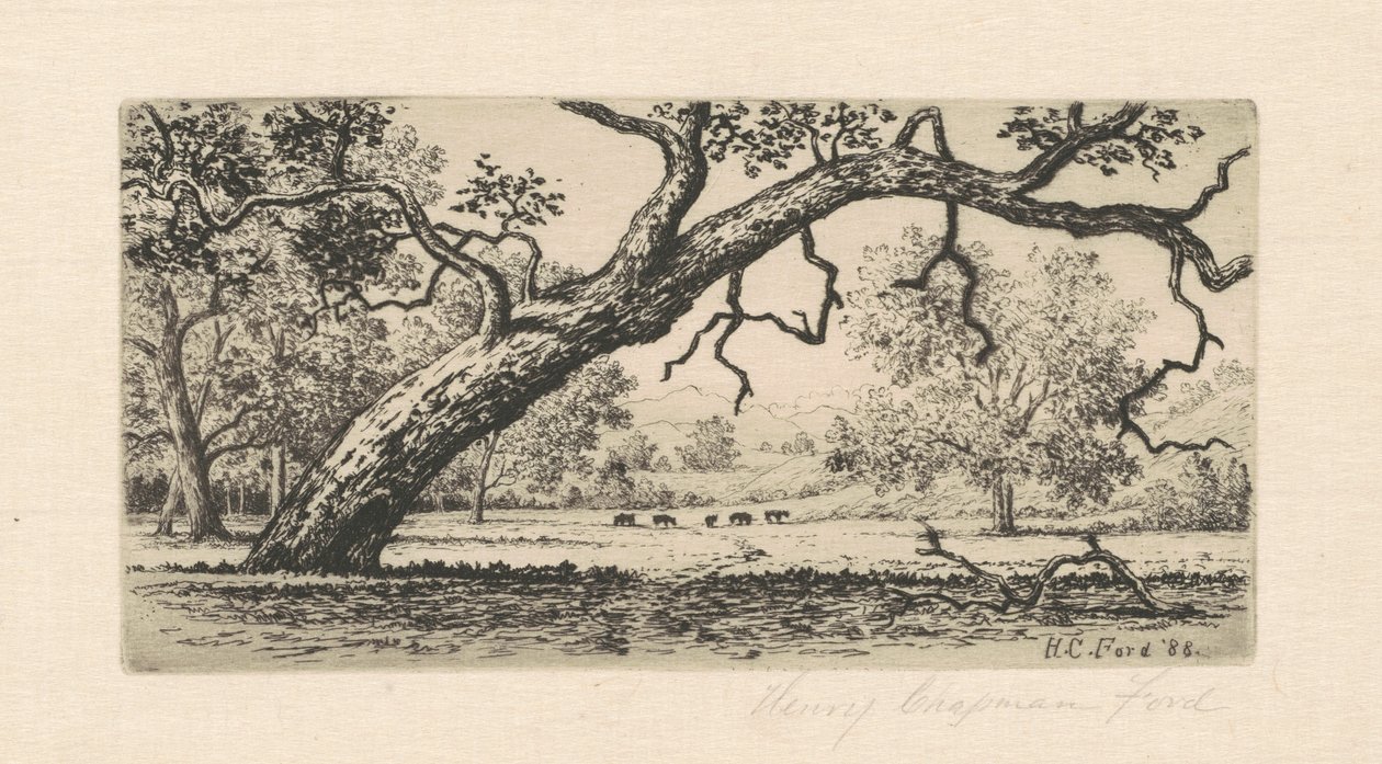 Krajobraz Kalifornii, 1888. autorstwa Henry Chapman Ford