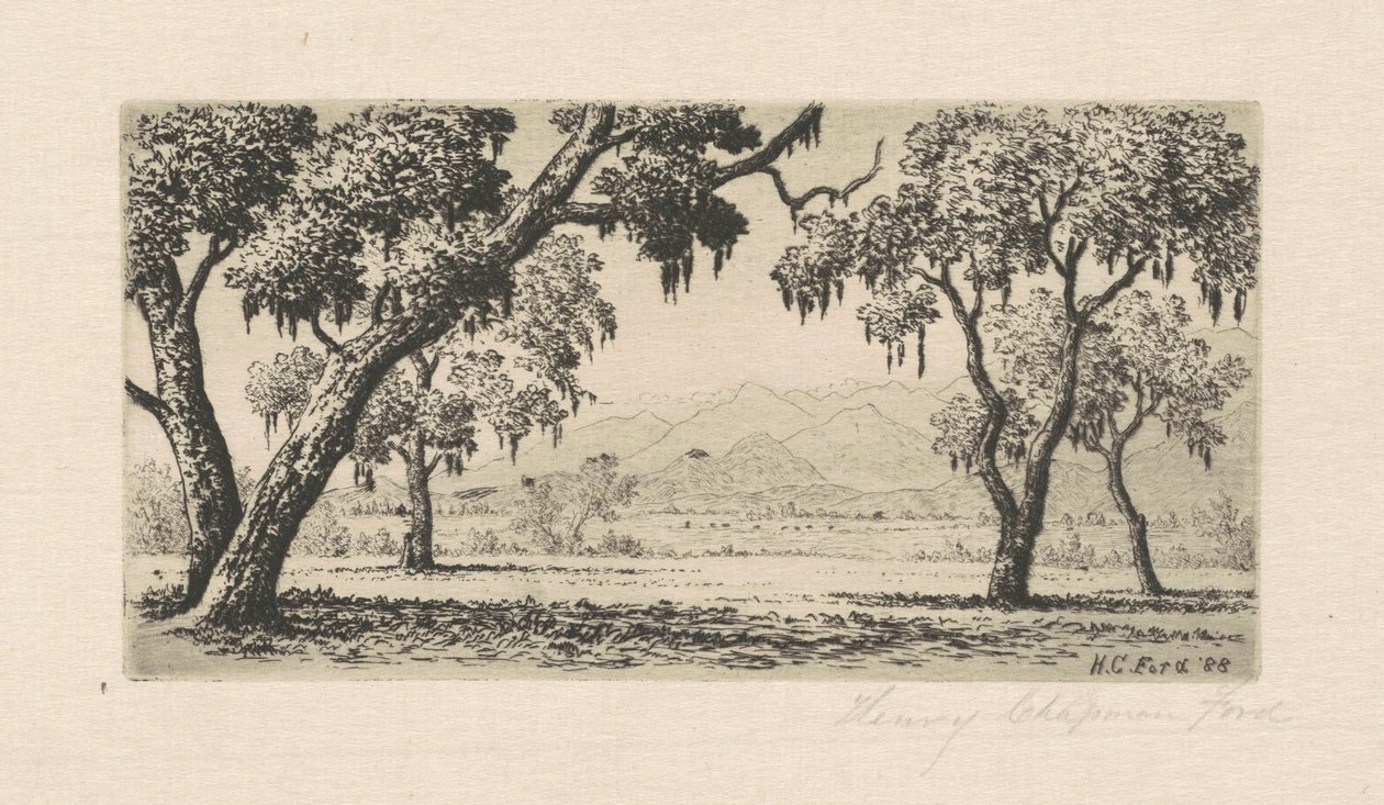 Krajobraz Kalifornii, 1888. autorstwa Henry Chapman Ford