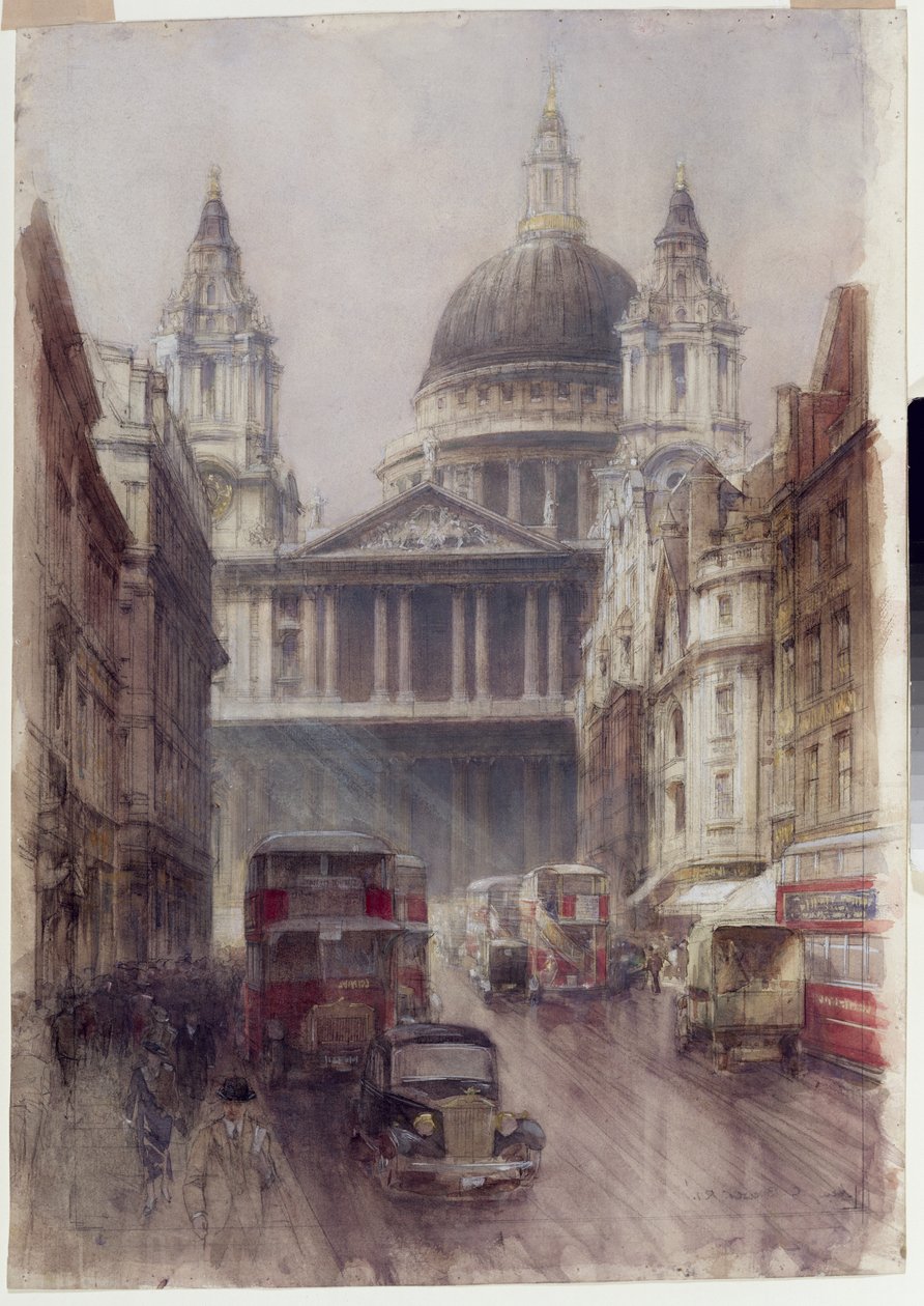 Św. Pawła z Ludgate Hill autorstwa Henry Charles Brewer