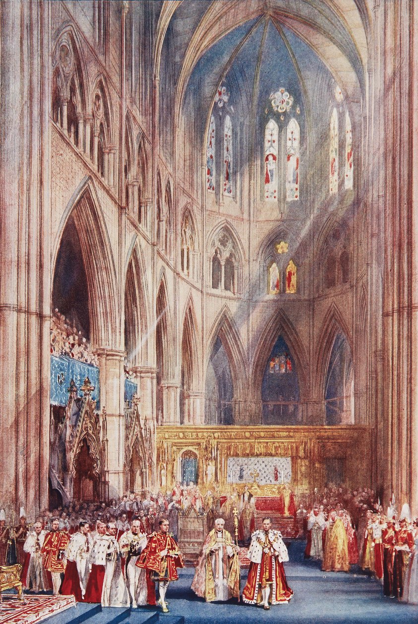 Koronacja króla Jerzego VI autorstwa Henry Charles Brewer