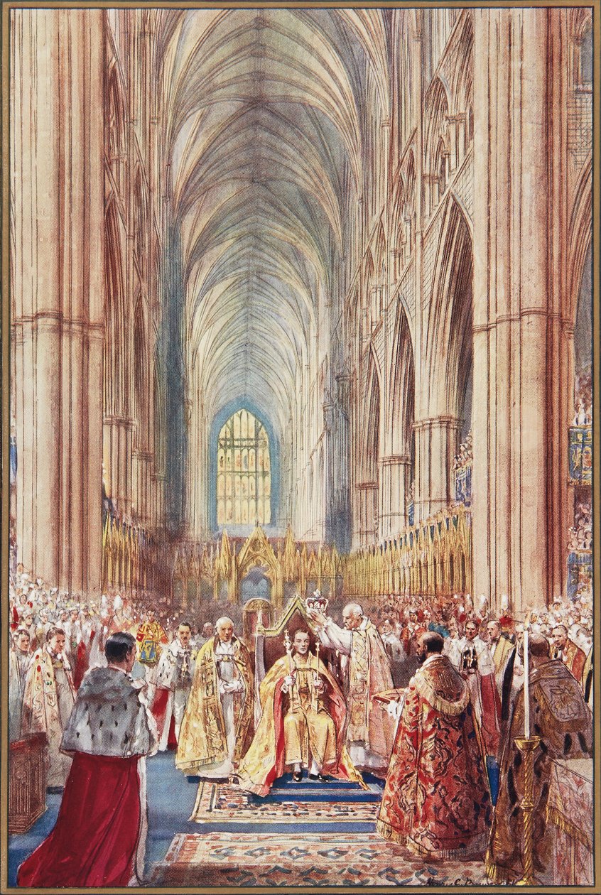Koronacja króla Jerzego VI autorstwa Henry Charles Brewer