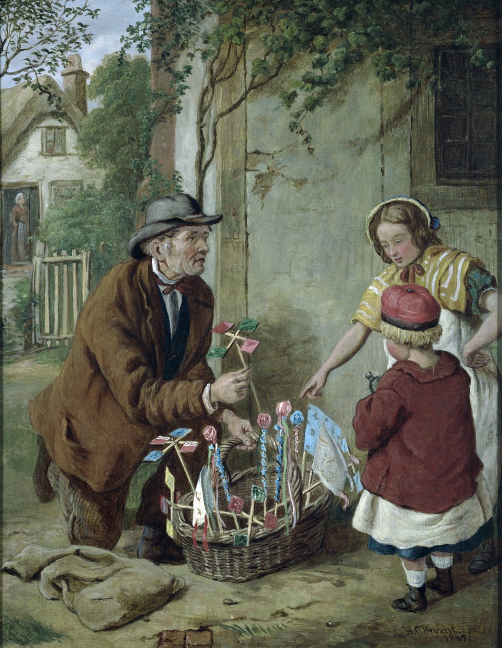 Nowa zabawka, 1865 autorstwa Henry Charles Bryant
