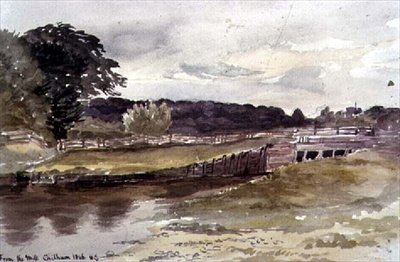 Z młyna, Chilham autorstwa Henry Cole