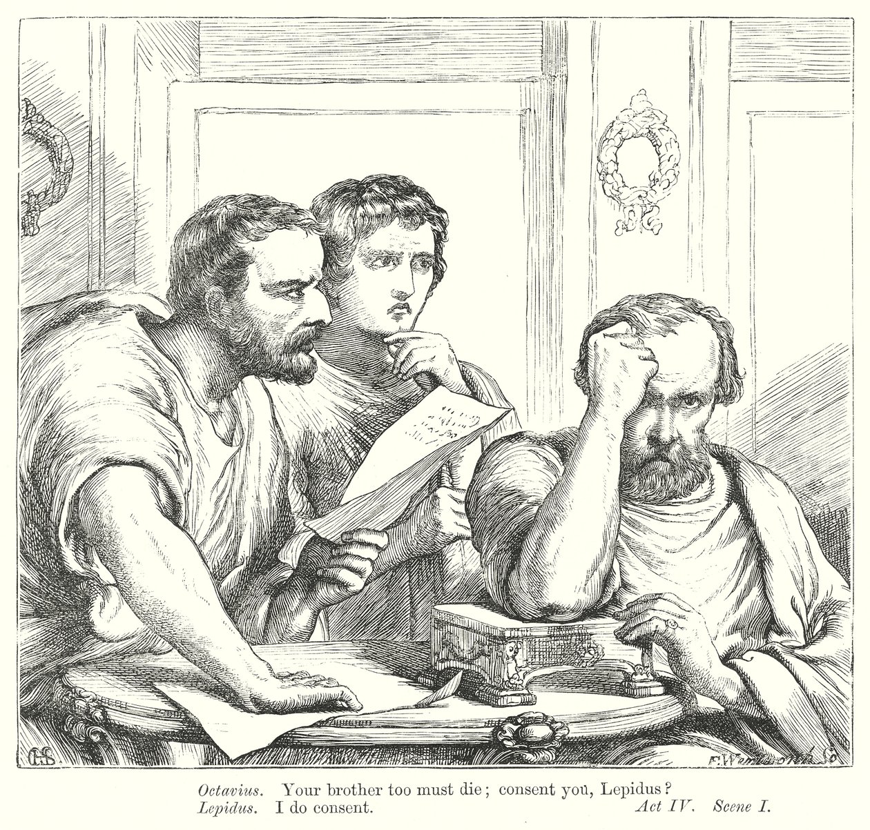Juliusz Cezar (rycina) autorstwa Henry Courtney (after) Selous