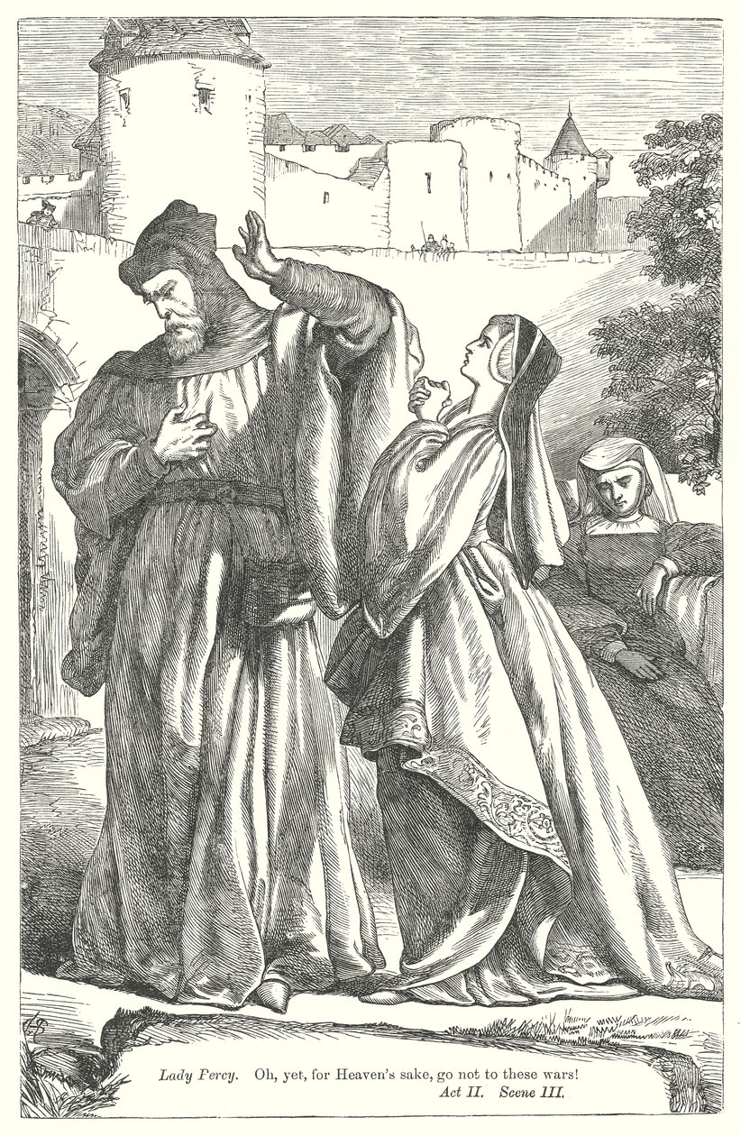 Król Henryk IV część II (rycina) autorstwa Henry Courtney (after) Selous