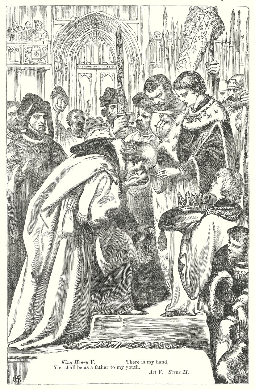 Król Henryk IV część II (rycina) autorstwa Henry Courtney (after) Selous