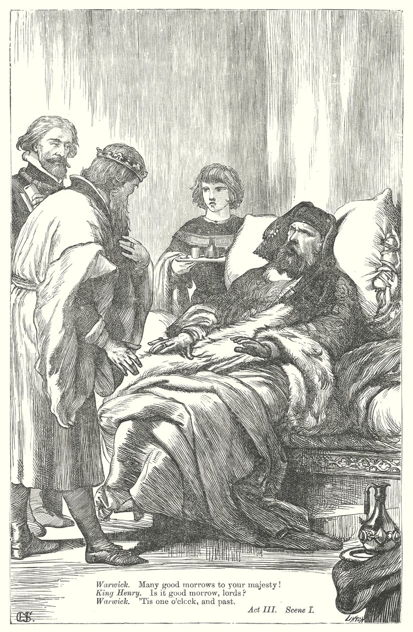 Król Henryk IV część II (rycina) autorstwa Henry Courtney (after) Selous