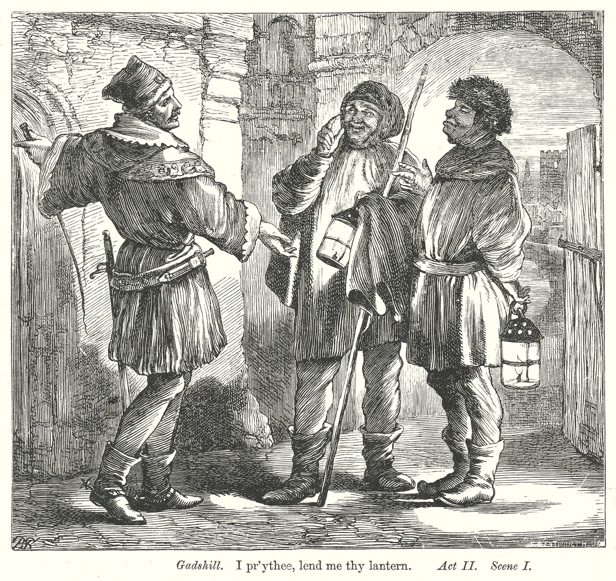 Król Henryk IV część I (rycina) autorstwa Henry Courtney (after) Selous
