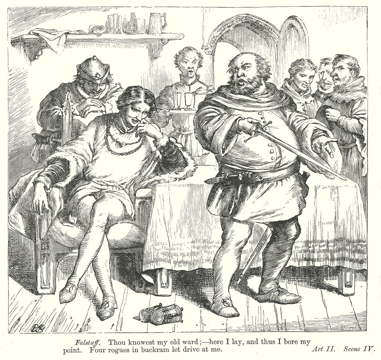 Król Henryk część I (rycina) autorstwa Henry Courtney (after) Selous