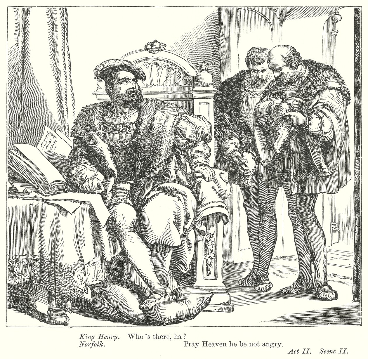 Król Henryk VIII (rycina) autorstwa Henry Courtney (after) Selous