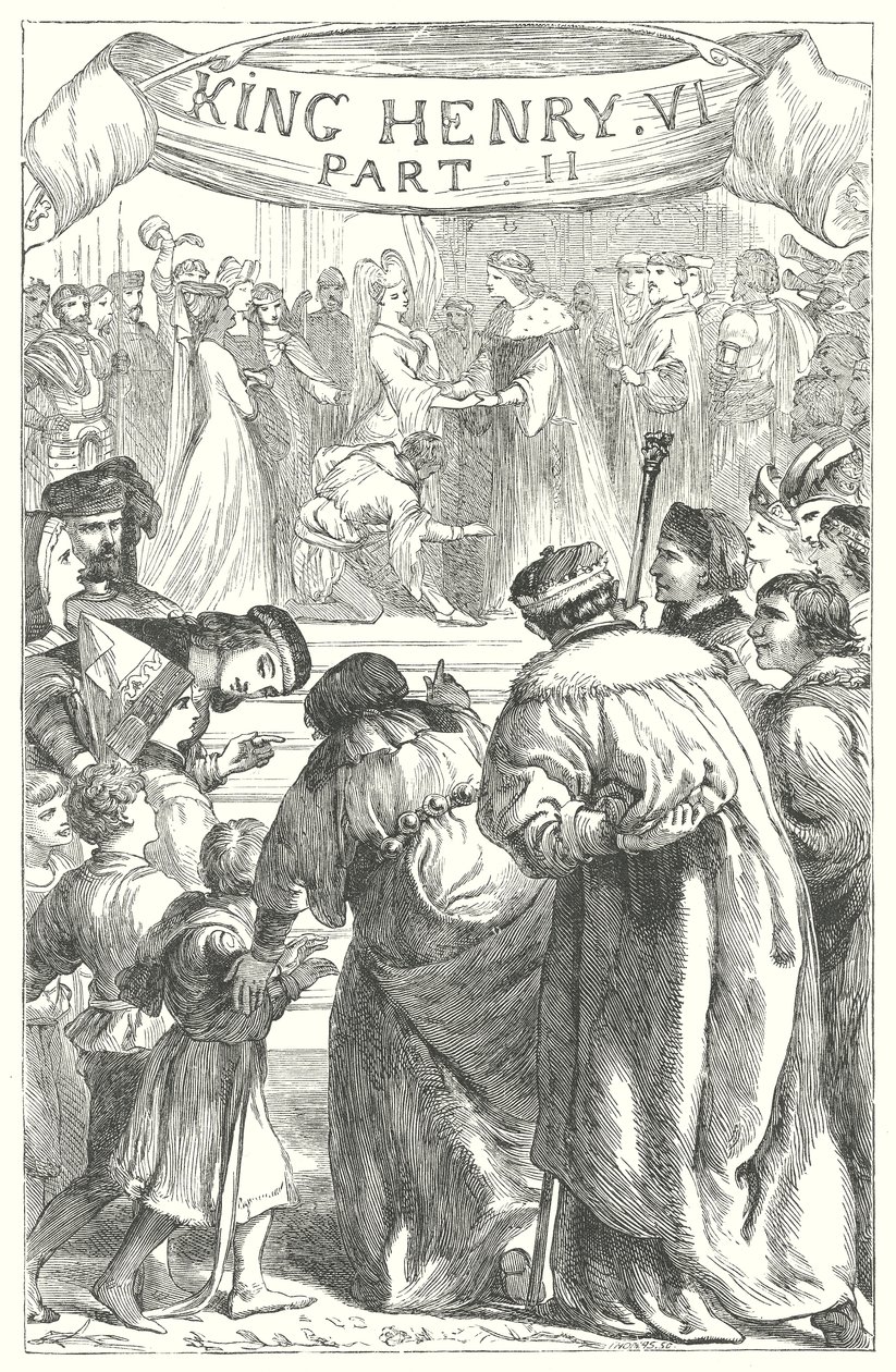 Król Henryk VI część II (rycina) autorstwa Henry Courtney (after) Selous