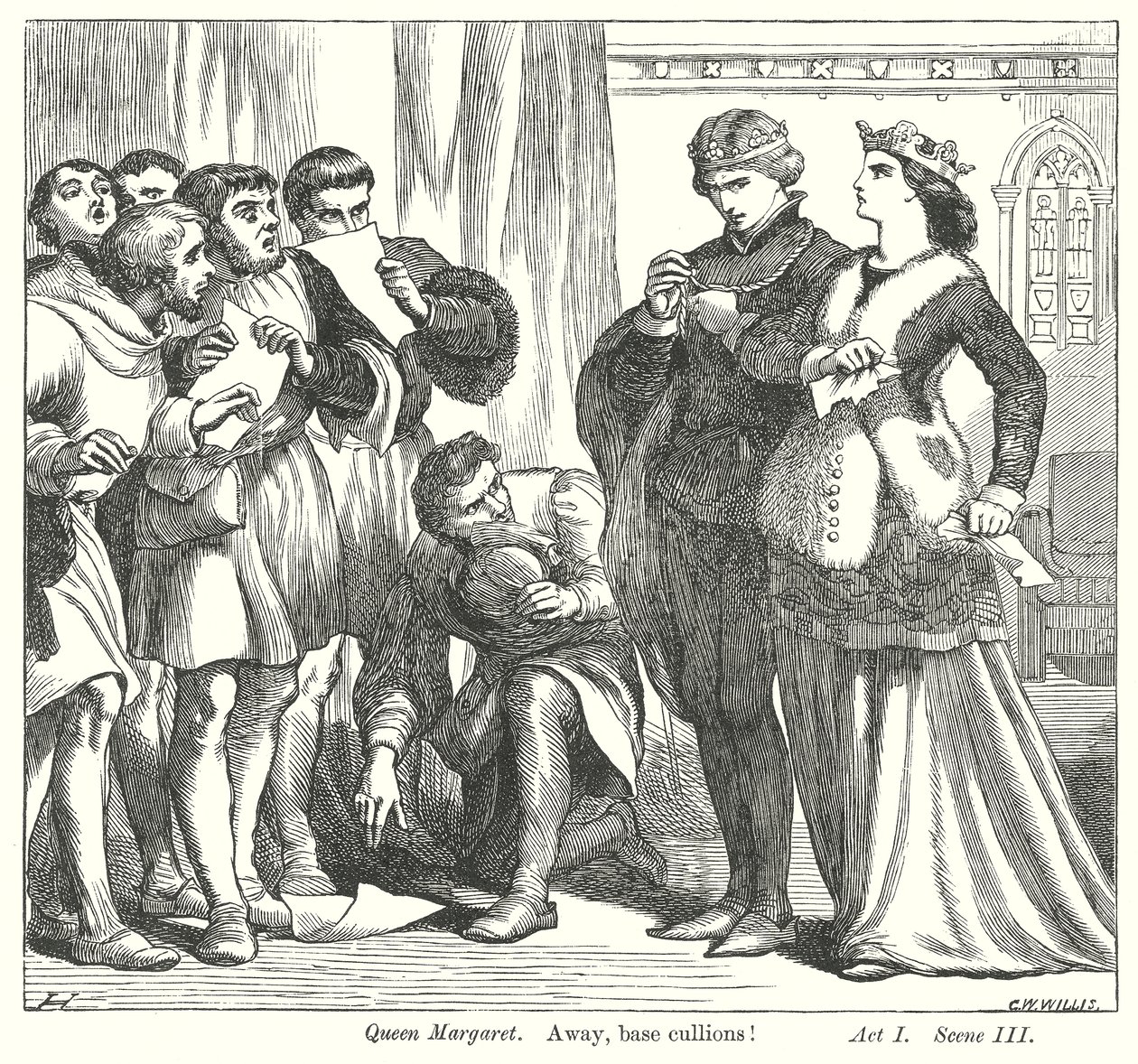 Król Henryk VI część II (rycina) autorstwa Henry Courtney (after) Selous