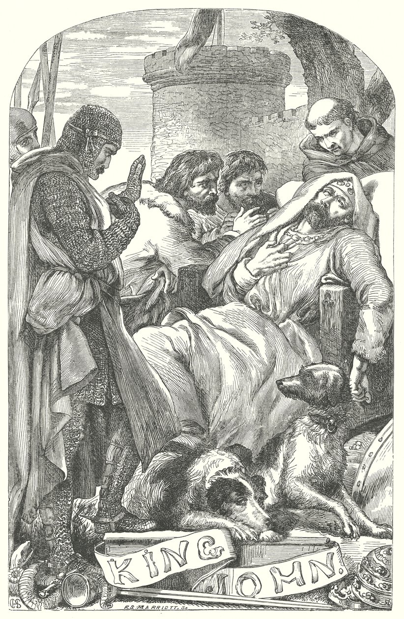 Król Jan (rycina) autorstwa Henry Courtney (after) Selous