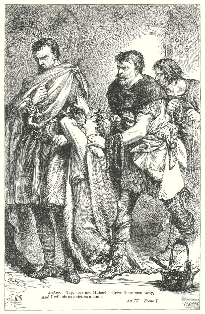 Król Jan (rycina) autorstwa Henry Courtney (after) Selous