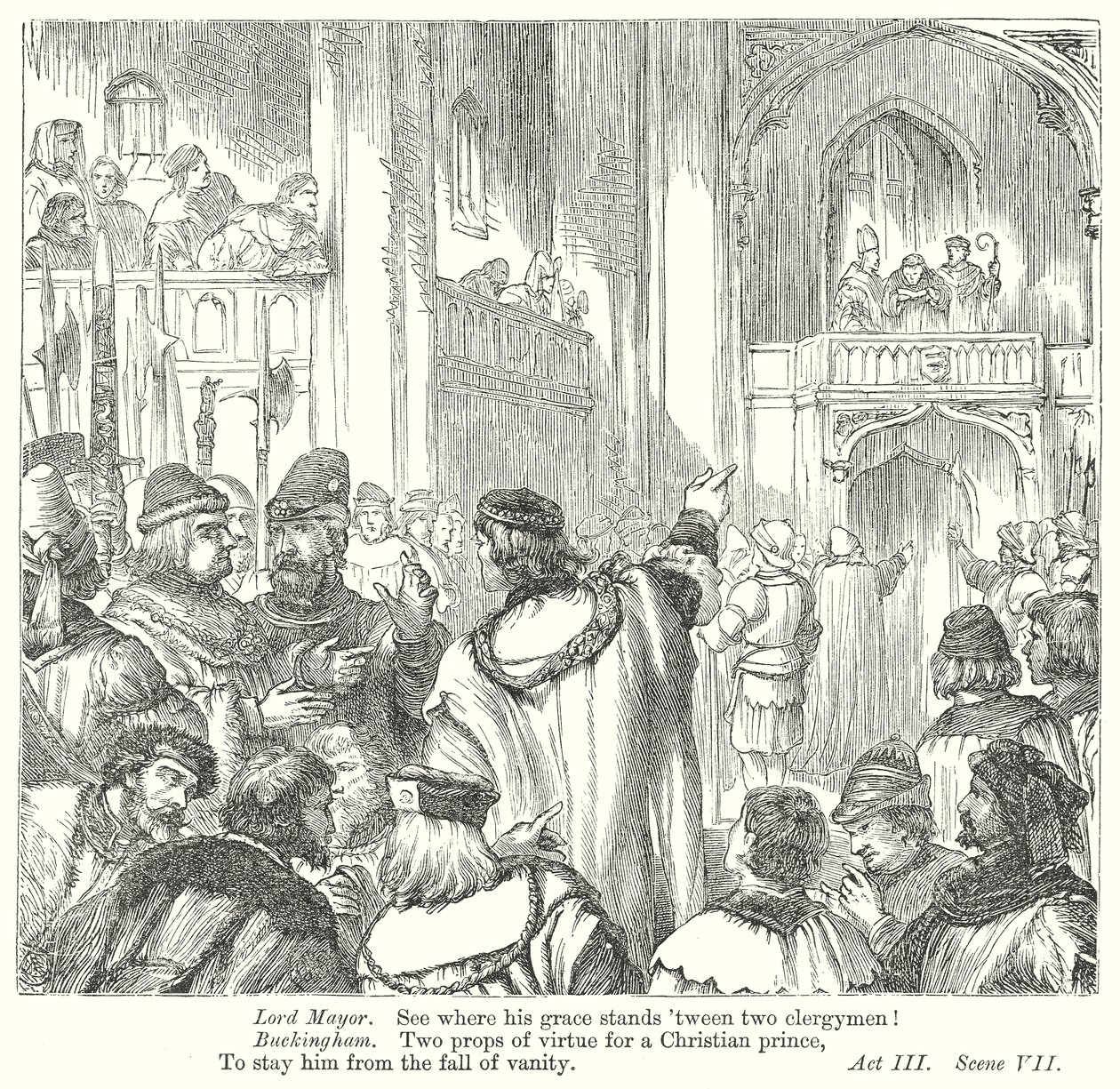 Król Ryszard III (rycina) autorstwa Henry Courtney (after) Selous