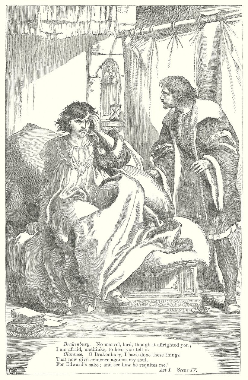 Król Ryszard III (rycina) autorstwa Henry Courtney (after) Selous