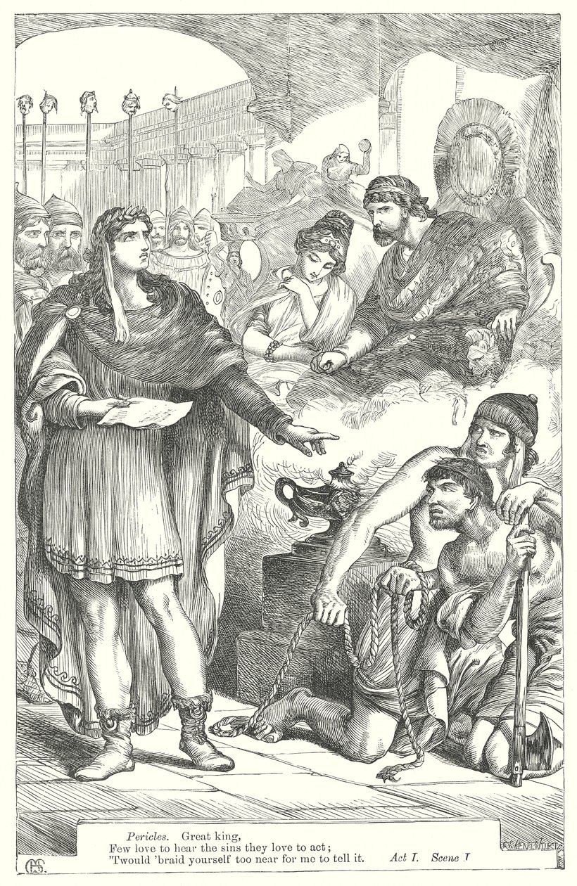 Perykles (rycina) autorstwa Henry Courtney (after) Selous