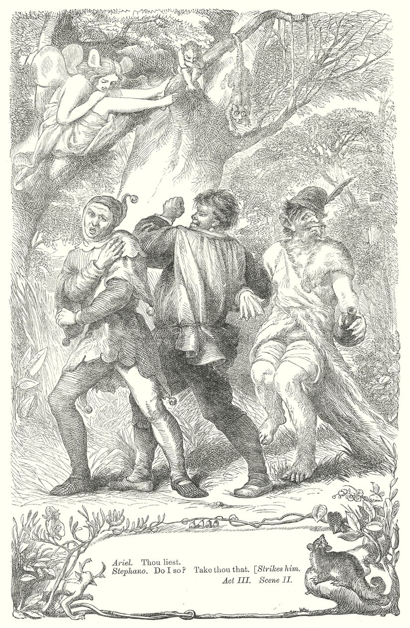 Burza (rycina) autorstwa Henry Courtney (after) Selous