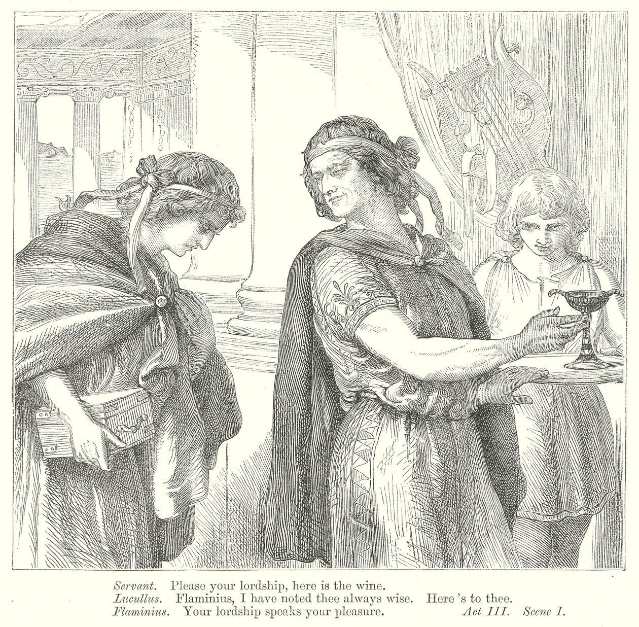 Tymon z Aten (rycina) autorstwa Henry Courtney (after) Selous