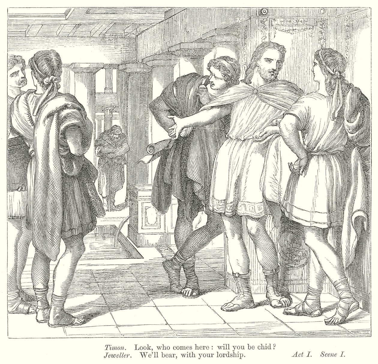 Tymon z Aten (rycina) autorstwa Henry Courtney (after) Selous