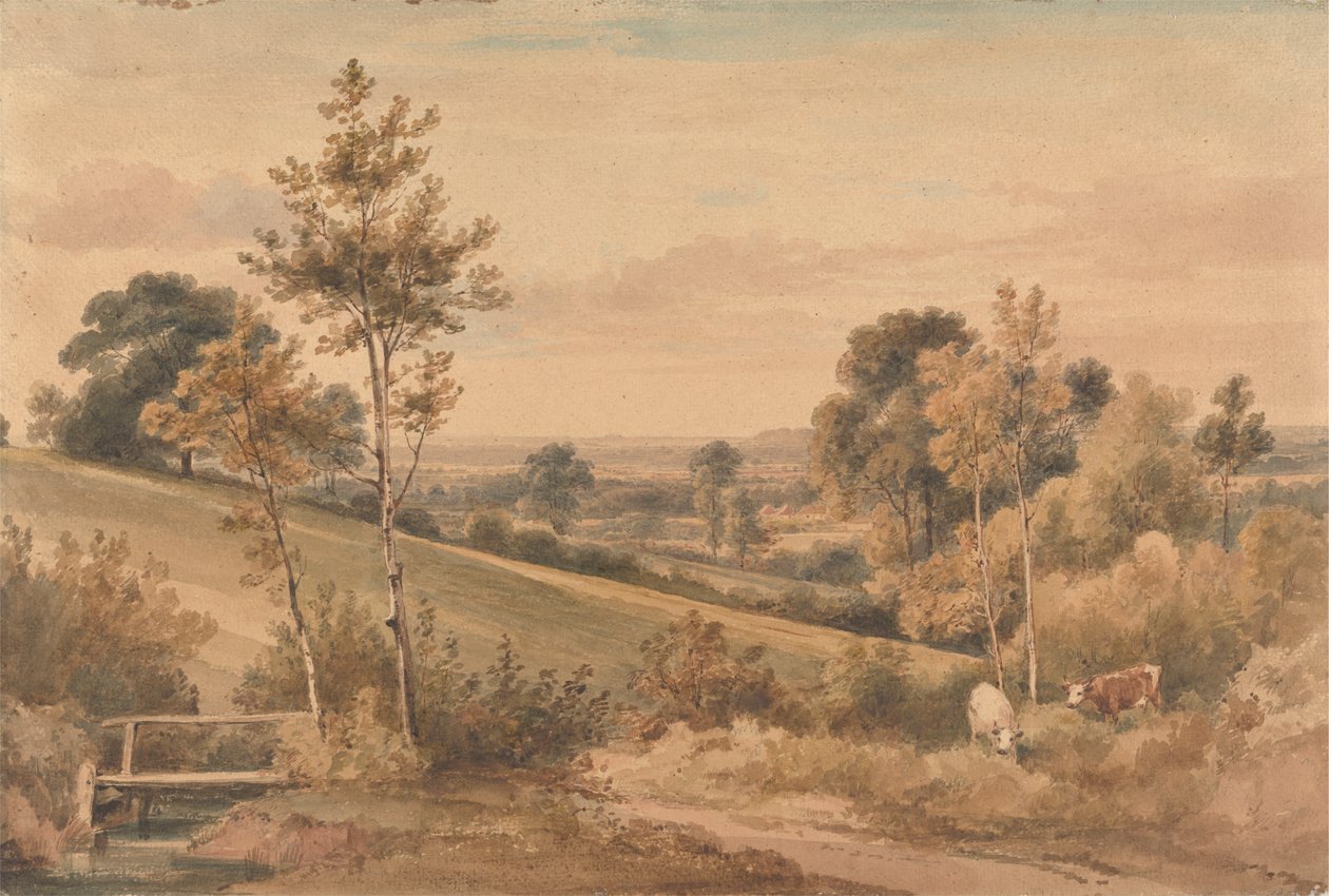 Little Bushey, Hertfordshire autorstwa Henry Edridge