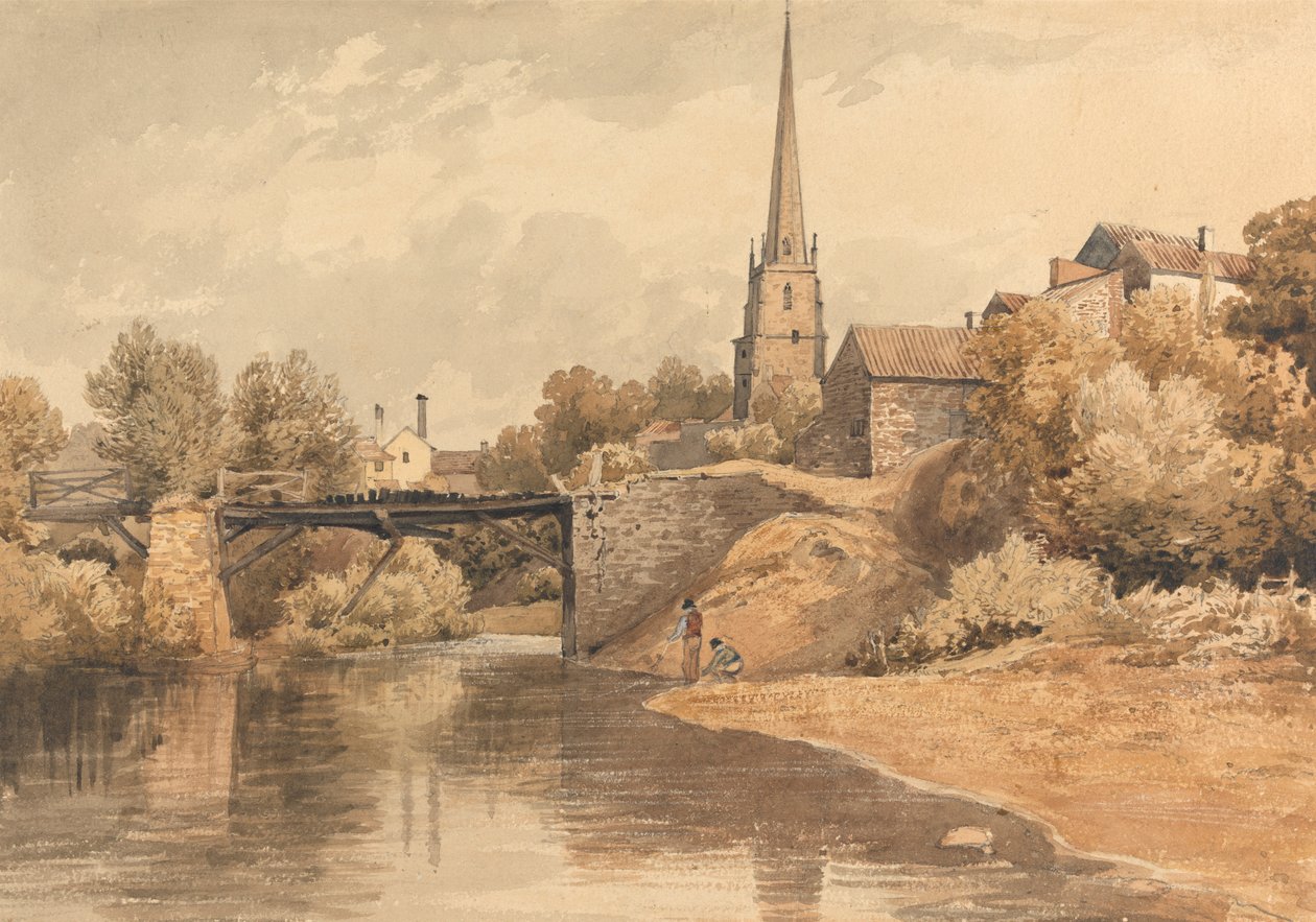 Na Monnow, Monmouth autorstwa Henry Edridge