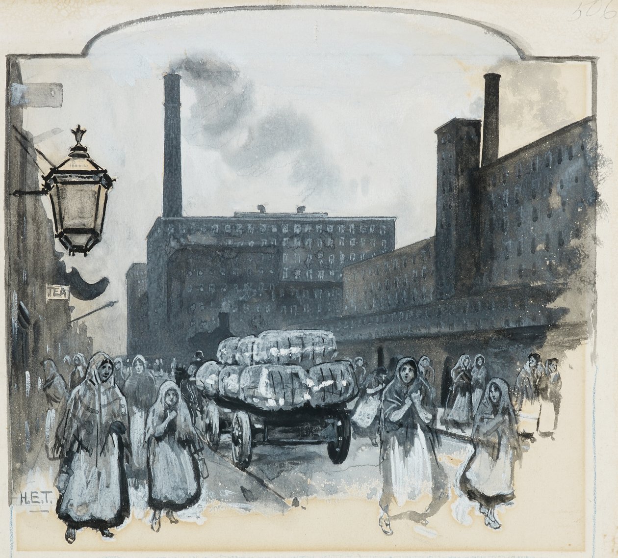 Cotton Mills, Bradford Road autorstwa Henry Edward Tidmarsh