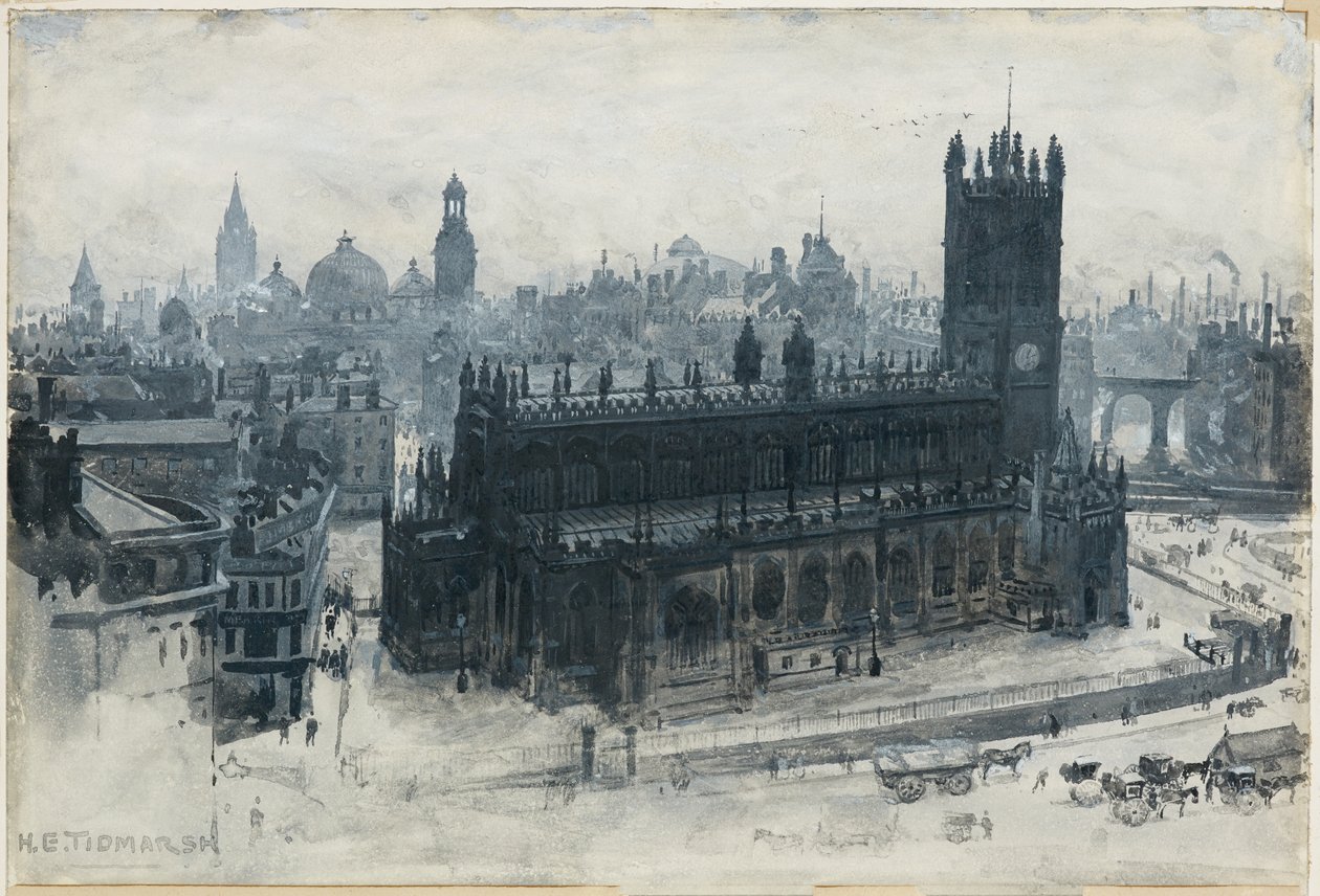 Manchester z Gimnazjum autorstwa Henry Edward Tidmarsh