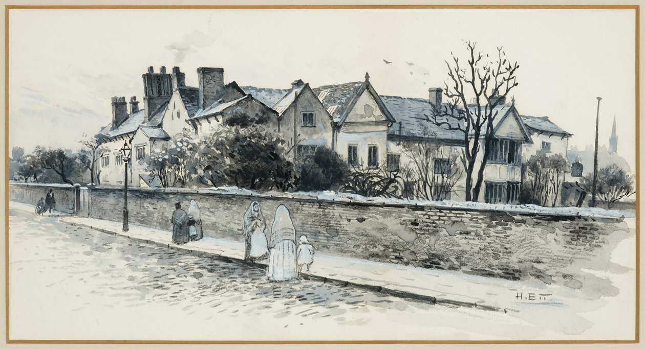Stara sala Ordsall autorstwa Henry Edward Tidmarsh