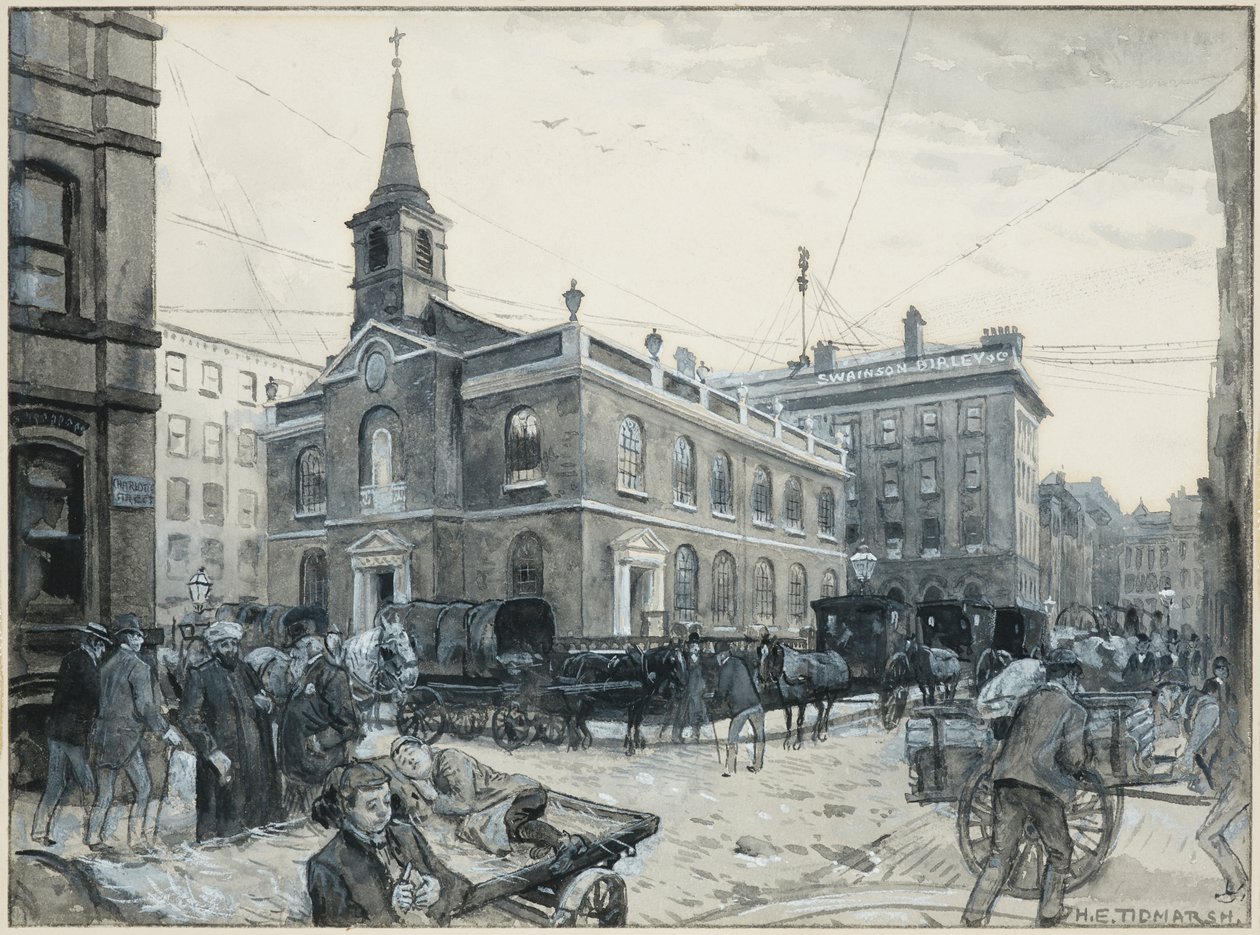 St. James, Manchester (akwarela na papierze) autorstwa Henry Edward Tidmarsh