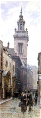Paternoster św. Michała, Royal College Hill autorstwa Henry Edward Tidmarsh