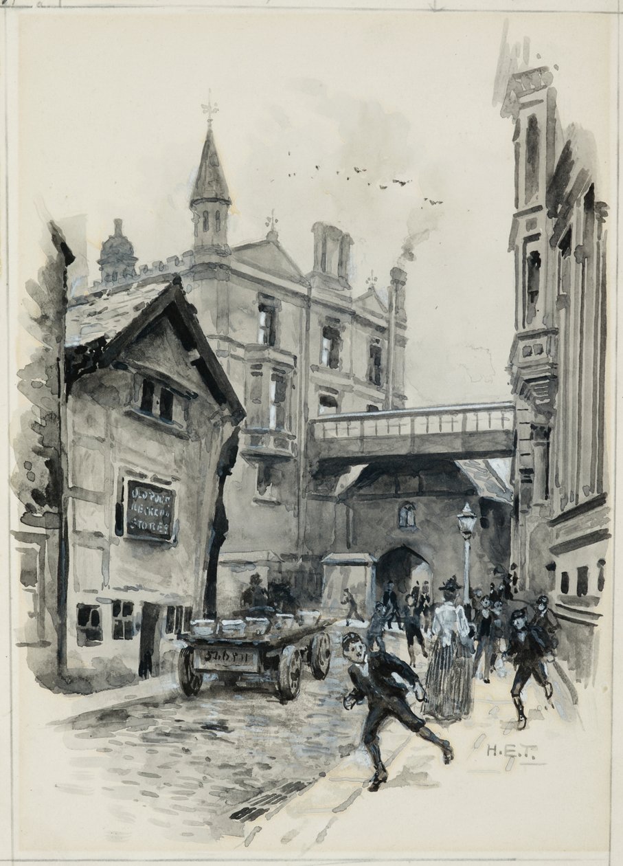 Brama Gimnazjum College autorstwa Henry Edward Tidmarsh