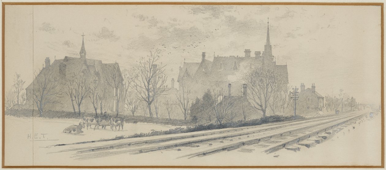 Szkoła sierot dla magazynierów i urzędników w Manchesterze autorstwa Henry Edward Tidmarsh
