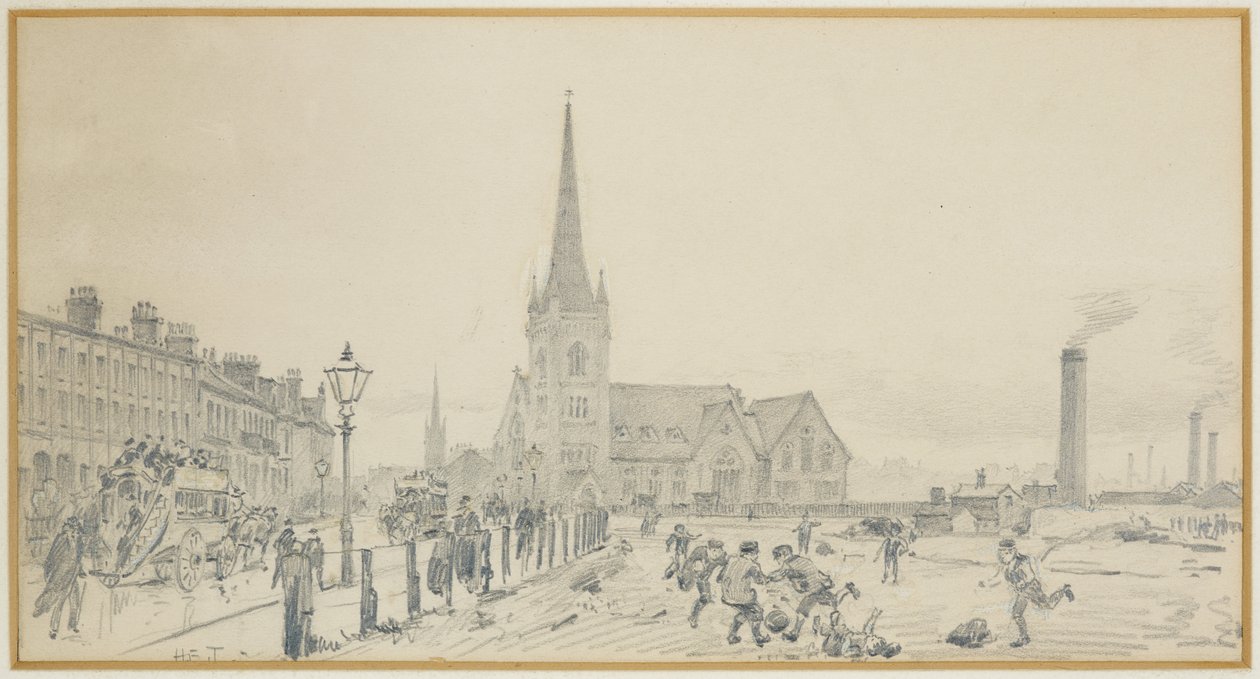 Kaplica Wiktorii Wesleyan, Cheetham Hill Road autorstwa Henry Edward Tidmarsh