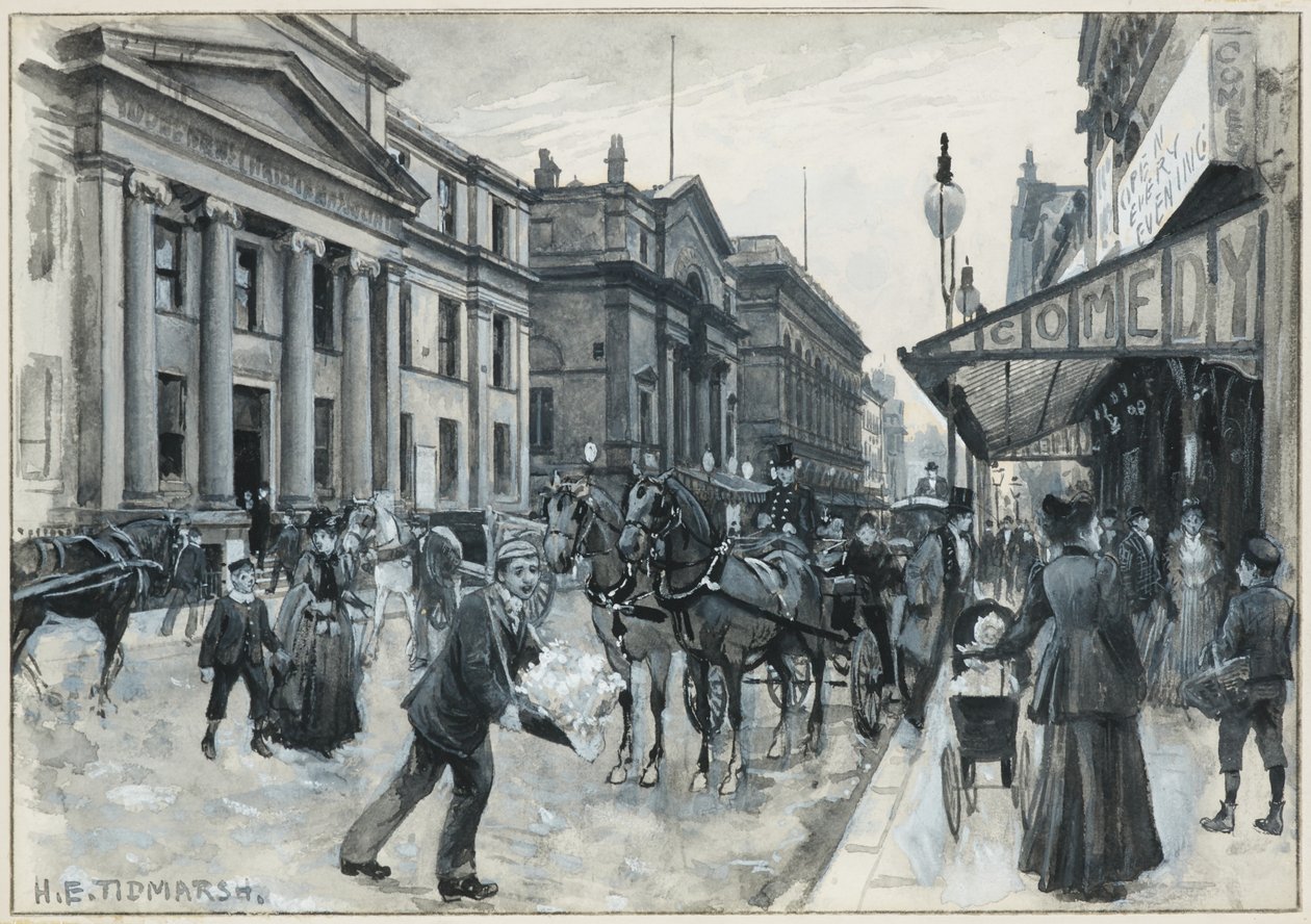 Y.M.C.A. Teatr Królewski i Teatr Komedia autorstwa Henry Edward Tidmarsh