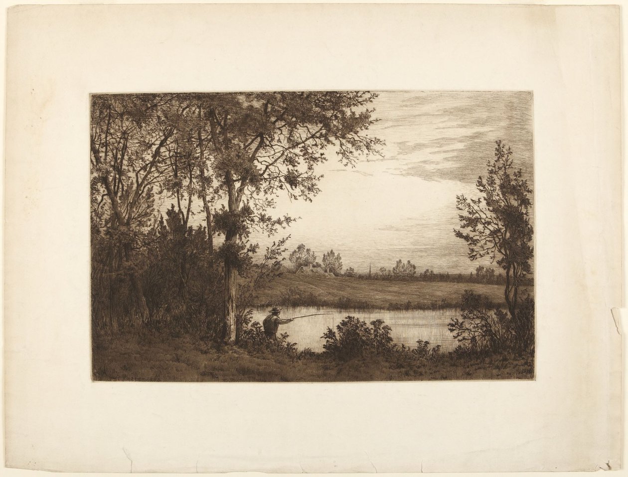 Pejzaż autorstwa Henry Farrer