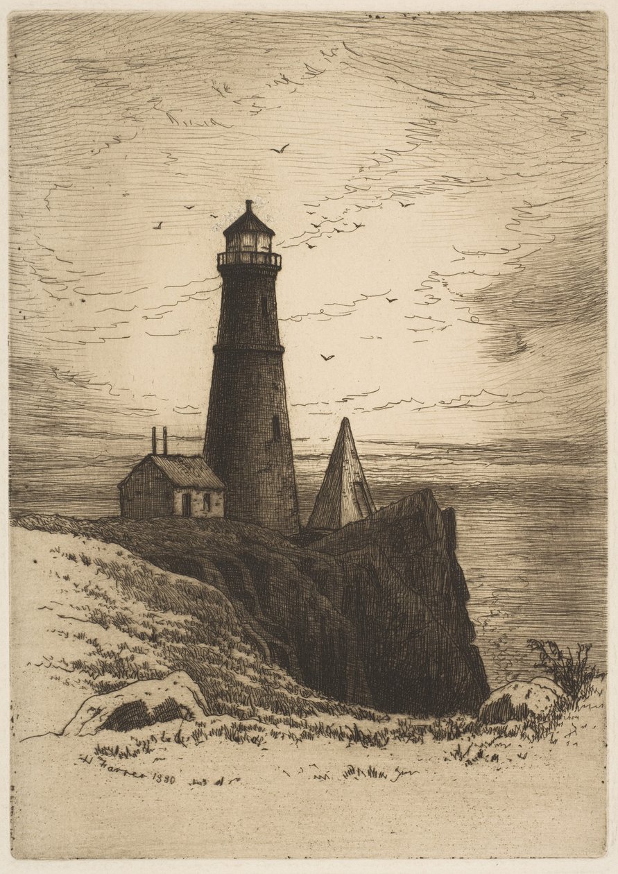 Latarnia morska autorstwa Henry Farrer