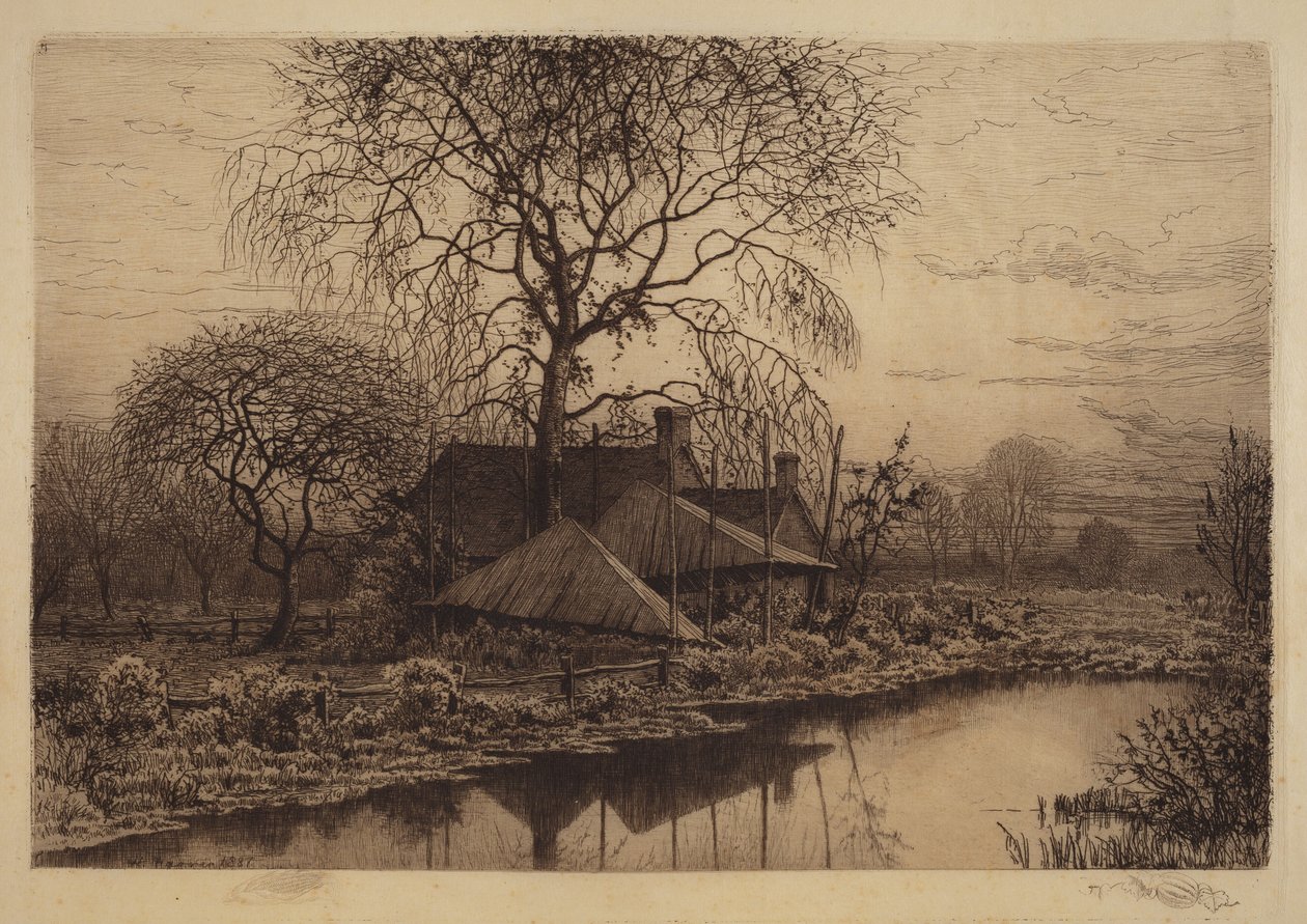 Bez tytułu (dom wiejski, Long Island) autorstwa Henry Farrer