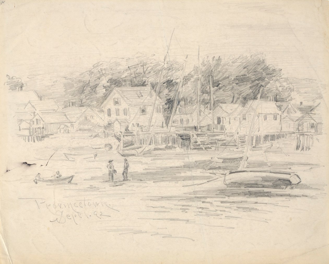 Widok na Provincetown autorstwa Henry Farrer