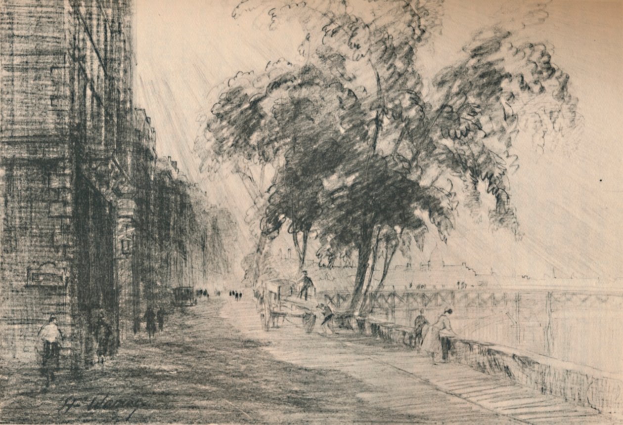 Ze wszystkich ulic Paryża najciekawsza jest Sekwana, ok. 1927, 1927 autorstwa Henry Franks Waring