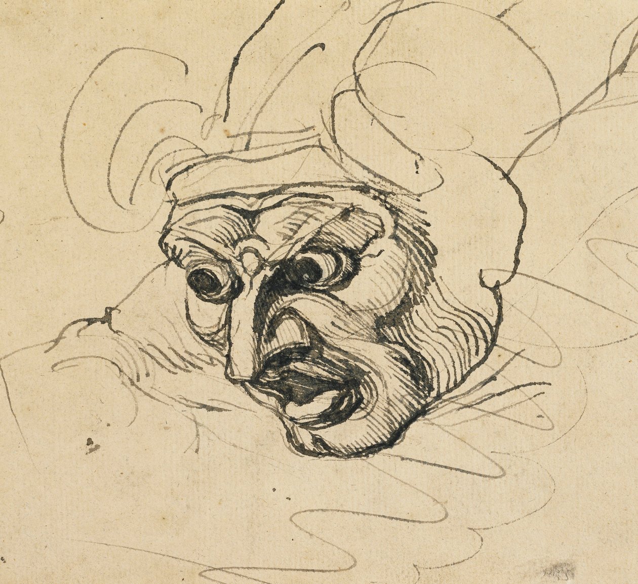 Groźna głowa, autorstwa Johann Heinrich Füssli