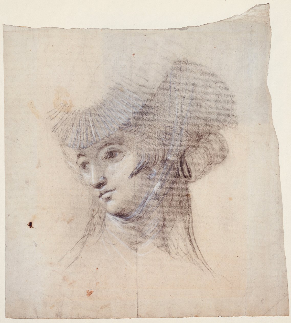 Studium portretowe kobiety, prawdopodobnie pani Fuseli autorstwa Johann Heinrich Füssli