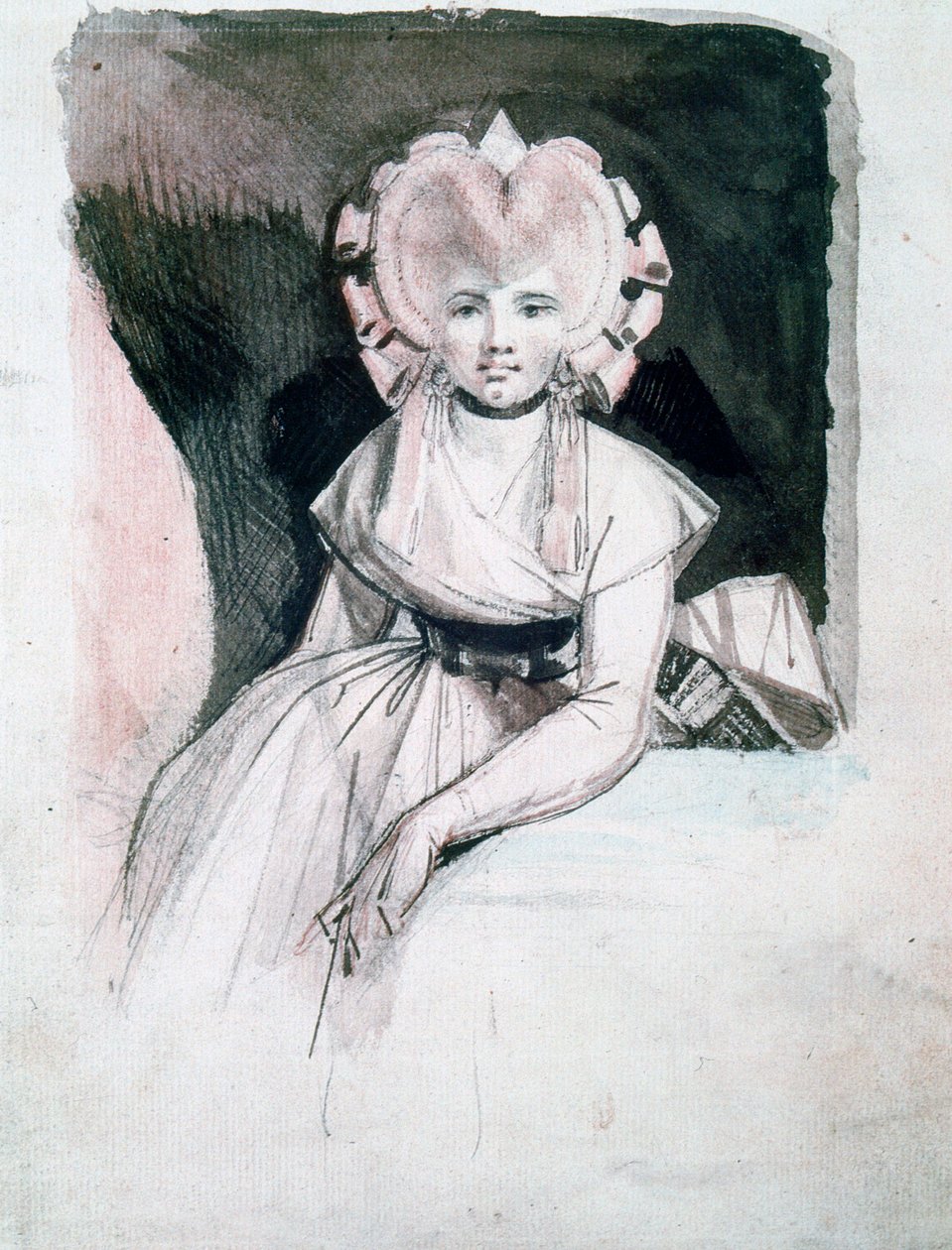 Portret pani Fuseli, 1741-1825 autorstwa Johann Heinrich Füssli